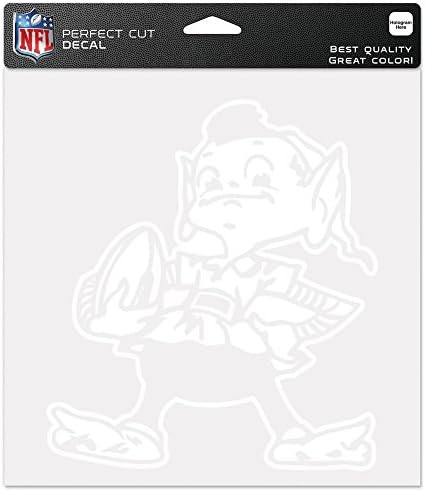 Wincraft Cleveland Browns 8 x 8 Beyaz Çıkartma Logosu