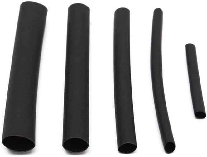 150 Adet Tel Siyah Kılıf Seti İsı Shrink boru Wrap Tüp Çeşitli Kollu İsı Shrink boru İle 3-4-5-6MM 4X1 - (Renk: Mor)