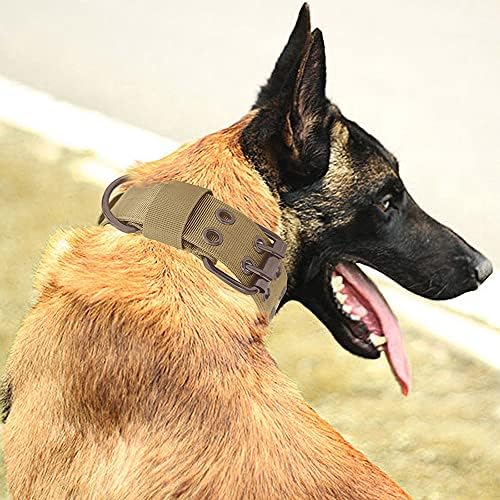 Kişiselleştirilmiş köpek tasması Adı Telefon Numarası ile Özel Askeri Taktik Etiketleri Orta Büyük Evcil Hayvanlar