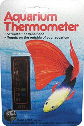 Amerikan termal sıvı kristal akvaryum termometresi dikey küçük