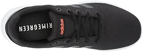 adidas mens Lıte Racer Cln 2.0 Koşu Ayakkabısı, Siyah / Karbon / Güneş Kırmızısı, 11 ABD