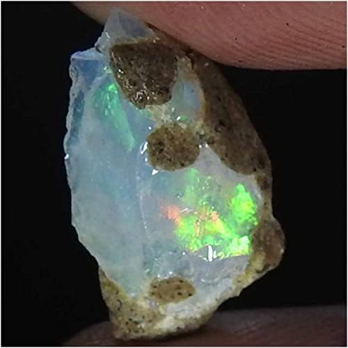 Jewelgemscraft™ 02.70 CT. Ultra Yangın Ham Opal Taş, Doğal Kaba, Taş Kristalleri, Etiyopya Opal Kaya, Takı Yapma Malzemeleri,