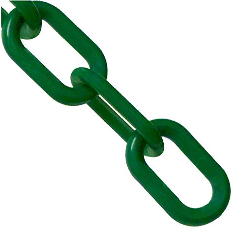 Mr. Chain Plastik Bariyer Zinciri, Yaprak Dökmeyen, 4 inç Bağlantı Çapı, 25 Fit Uzunluk (40054-25)