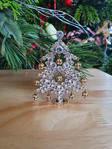 Göz kamaştırıcı Noel ağacı (Açık), Lüks Noel masa üstü ağaç süsleme dekorasyon