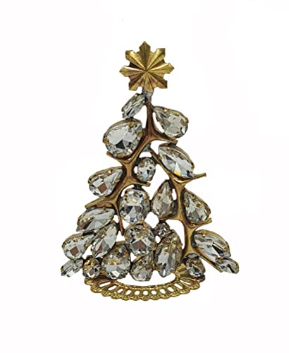 Glitzy Altın Ağacı (Temizle), Lüks Noel masa üstü Ağacı süsleme dekorasyon