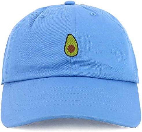 Trendy giyim mağazası gençlik avokado ayarlanabilir yumuşak taç beyzbol şapkası