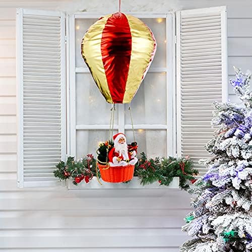 U-BUYHOUSE Santa Sıcak Hava Balon Noel Süsler Asılı Ev Dekor avize Dekorasyon Parti Süslemeleri
