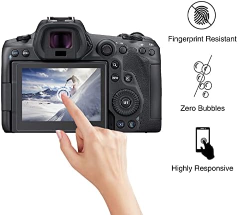 (3 Paket) Canon PowerShot SX740 SX730 Dijital Kamera için Rieibi Ekran koruyucu, Canon SX740 SX730 Anti-parmak izi