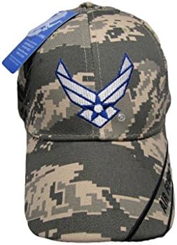 ABD Hava Kuvvetleri Kanatları ACU Dijital Kamuflaj işlemeli Kap Şapka Lisanslı (ACU 1)