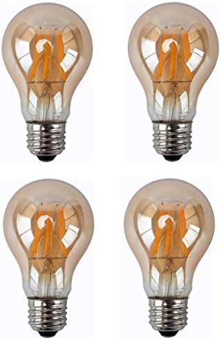 A19 8W LED Kısılabilir Filament Ampul A60/A19 Vintage Edison LED ışık, E27 / E26 Orta Taban, Kısılabilir, 110V, Sıcak