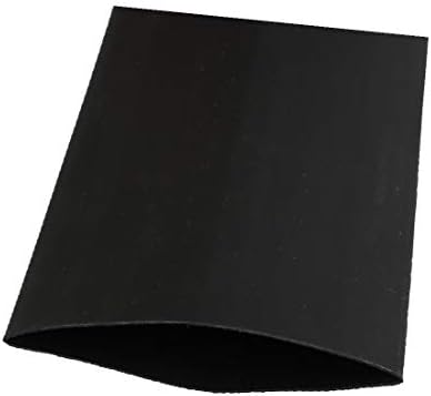 X-DREE 2 M x 35mm İç Çap. Poliolefin ısıyla daralan tüp Siyah Tel Tamiri için(2M x 35mm de diámetro iç. Tubo termoretráctil