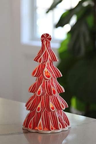 Gerson Nane Şekeri Işıklı Noel Ağaçları! - Pille Çalışan 9,5 inç