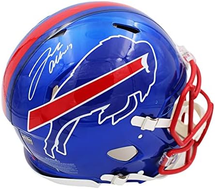 Josh Allen İmzalı Buffalo Bills Speed Otantik Flaş NFL Kaskı - İmzalı NFL Kaskları