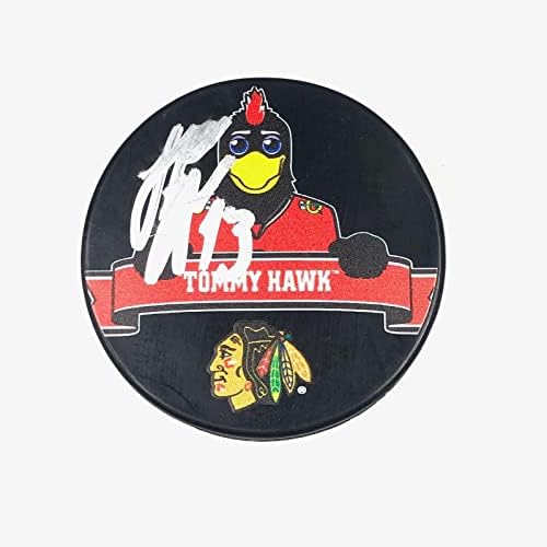 HENRİK BORGSTROM imzalı Hokey Diski PSA / DNA Chicago Blackhawks İmzalı-İmzalı NHL Diskleri