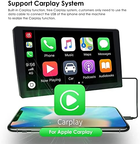 Araba android radyosu Stereo Fit KIA Sportage 2011- için Apple Carplay ile GPS Navigasyon Ses Video Alıcısı USB