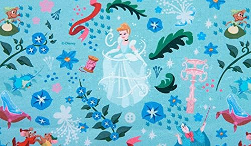 Disney Pamuklu Kumaş Schreiner Takvim Prenses Kumaş, Belle, Külkedisi, Aurora Yard tarafından 110 cm Genişliğinde