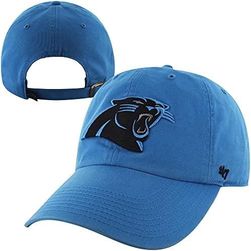 '47 NFL Carolina Panthers Marka Ayarlanabilir Şapkayı Temizle
