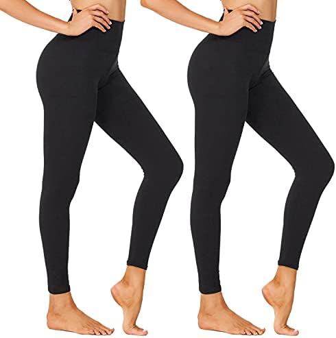 NexıEpoch Tereyağlı Yumuşak Tayt Kadınlar için Yüksek Belli Capri Karın Kontrol Yoga Pantolon Egzersiz, Koşu Reg ve