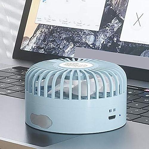 AMAYYAfs Küçük Fan Dilsiz USB Uygun Masaüstü Nemlendirme ve Şarj Küçük Fan, LED Aydınlatma ile El Su Sprey Sis Elektrikli