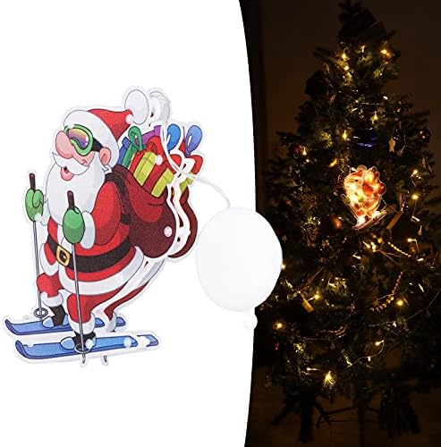 Pilipane noel ışıkları açık Noel pencere için, noel pencere asılı ışıklar süslemeleri, Light up Noel baba LED noel