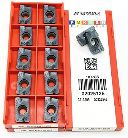 Karbür freze kesicisi Makinesi Aracı Aksesuarları APMT1604 PDER DP5320 DP5420 Karbür Dönüm Aracı Metal CNC APMT1604