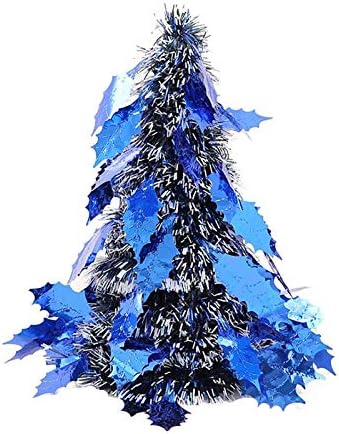 Yaratıcı Noel Masaüstü Yaprakları Ağaç Dekorasyon Noel Ağacı Mini Dekorasyon Ev Dekor Parlak Parlak Süsler Noel Ağacı