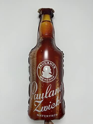 6 ADET 31 inç Paulaner Bira şişesi Balonları.adam için bira partisi dekorasyonu.doğum günü partisi süslemeleri için
