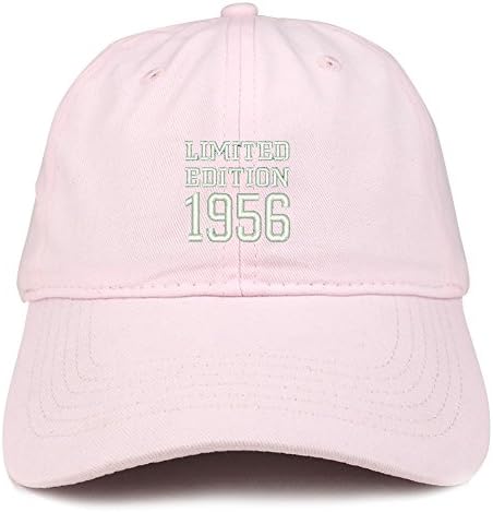 Trendy Giyim Mağazası Sınırlı Sayıda 1956 İşlemeli Doğum Günü Hediyesi Fırçalanmış Pamuklu Şapka