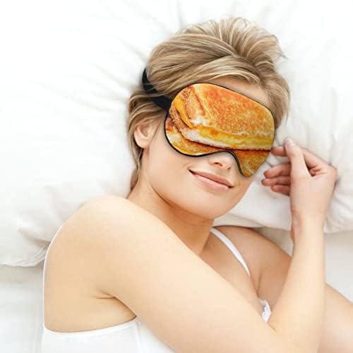 Izgara Peynirli Sandviç uyku Göz Maskesi Sevimli Körü Körüne göz Kapakları Siperliği Kadın Erkek Hediyeler için
