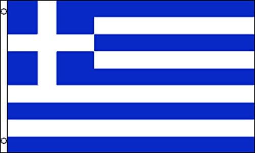 NAYLON (Polyester DEĞİL) Yunanistan, 3'x5' NAYLON 210D-S Bayrak