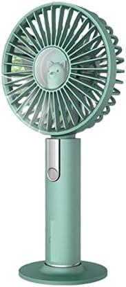JKYYDS Fan Taşınabilir Mini Fan 3 Hız Ayarlanabilir Fan USB Şarj Edilebilir Masaüstü El Yaz Seyahat Artefakt (Renk: