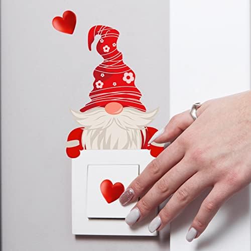 Noel Süslemeleri duvar çıkartmaları Gnome Aşk Anahtarları Sticker Ev İç duvar çıkartmaları Bir sürü Çıkartmalar
