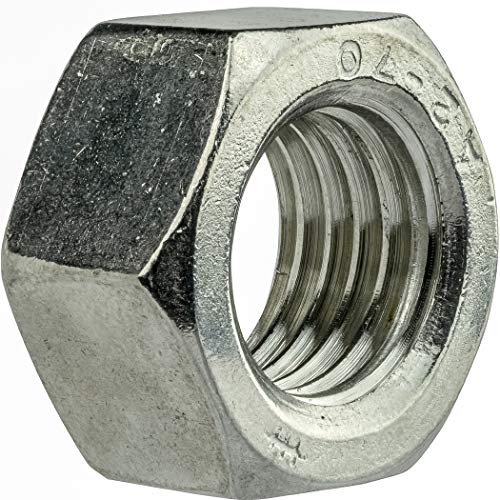 Metrik Altıgen Somunlar Paslanmaz Çelik (PYD) 18-8, Tam Bitmiş (Boyut: M6-1) (Ürün Paketi Miktarı: 500)