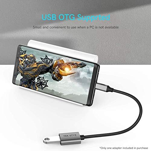 Tek Styz USB-C USB 3.0 Adaptörü, Oppo Find N OTG Tip-C/PD Erkek USB 3.0 Dişi Dönüştürücünüzle uyumludur. (5Gbps)