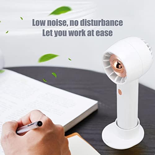 Taşınabilir El Fanı,Sessiz Mini El Turbo Fan, Seyahat Ofis Odası Ev için USB Şarj Edilebilir Pille Çalışan Soğutmalı