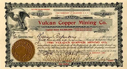 Vulcan Bakır Madencilik A. Ş. - Stok Sertifikası