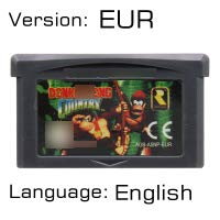 ROMGame video oyunu Kartuşu 32 Bit Oyun Konsolu Kart Mari Ve Donkeyy Kong Serisi Ülke EUR