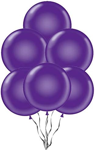 PMU 24 İnç Balonlar PartyTex Premium Mor Pkg / 5