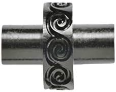 Kor Araçları KRS .polimer Değerli Metal ve Porselen Kil için 5 cm Akrilik Doku Silindiri (KRS-11 Spiral)