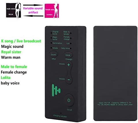 Taşınabilir Ses Değiştirici, Mini 7 Ses Efektleri Telefon ses Değiştirici cihazı Ses Gizleyici, cep Telefonu PC için