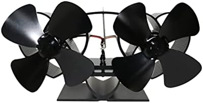 BATRC LYNLYN çift Motorlu odun sobası 8-Küçük Boyutlu Fan, sessiz ısı sıcak güç enerjili yangın eko soba Fanı, sıcak