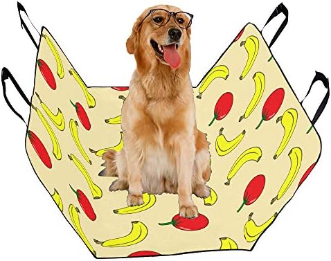 ENEVOTX Köpek Koltuğu Kapağı Özel Tasarım Tarzı Çiçekler Meyve Baskı ile Köpekler için Araba Koltuğu Kapakları 100