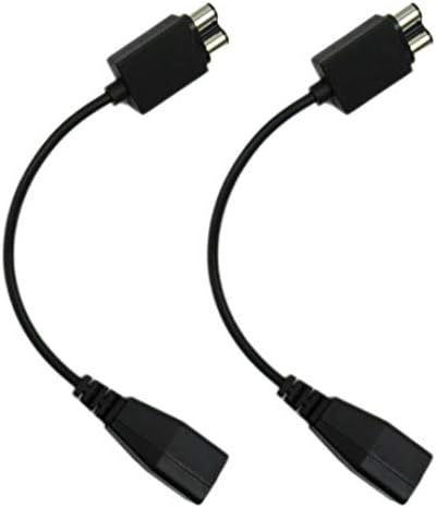 USonlıne911 Pakc 2 Siyah AC Güç kaynağı Soketi Dönüştürücü adaptör kablosu Kablosu Xbox 360 için Xbox ONE