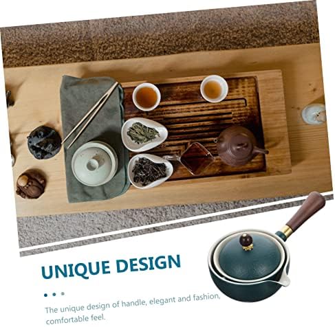 Homoyoyo demlik Japon çay seti Taşınabilir çay su ısıtıcısı seramik demlik 1 adet Seyahat çay makinesi Demlik yan