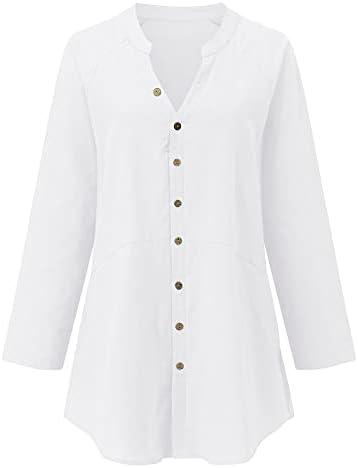 Kadınlar için Nyybw Üst gömlekkotuzun kolluaçık modamoda Nedensel Tişört t Shirt (Beyaz, S)
