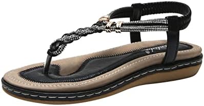 Kadınlar için yaz Sandalet rahat Hafif nefes Açık Parmaklı Plaj Sandalet Rahat Ajur Ayak Bileği Sapanlar Ayakkabı