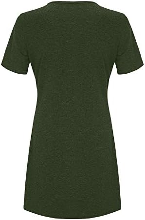 Kadın yazlık t-Shirt Elbiseler 2023 Akıcı Parlama Kollu Nervürlü Fırfır t Shirt Elbiseler Kadınlar için 2023