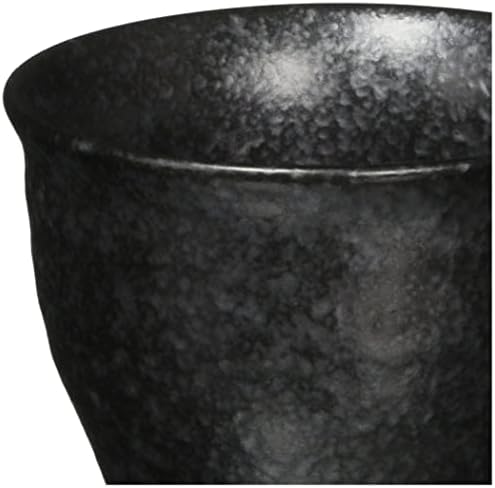 Yamashita El Sanatları 739922411 Cin-Siyah Soğuk Sake Bardağı, 2,6 x 2,4 inç (6,5 x 6,2 cm), Yakl. 4.3 oz (110 cc)