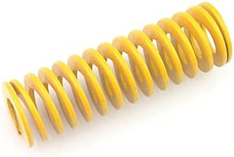 Yaylar 1 ADET Sıkıştırma Yayı Sarı Hafif Yük Kalıp Spiral Damgalama Yayı Dış Çap 25mm İç Çap 12.5 mm Uzunluk 25-300mm