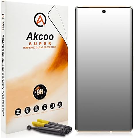 Akcoo [2 Paket] Piksel 6 Pro Mat Ekran Koruyucu, [Sıvı Dispersiyon Teknolojisi] [Parlama Önleyici] [Parmak İzi Sensörü